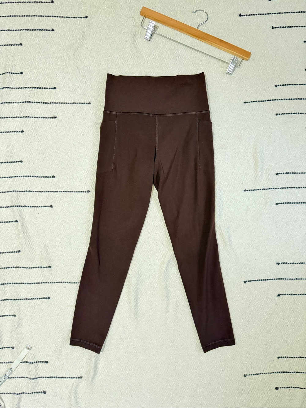 Athleta Salutation Stash High-Rise 7/8 Legging (Toasted Brown)